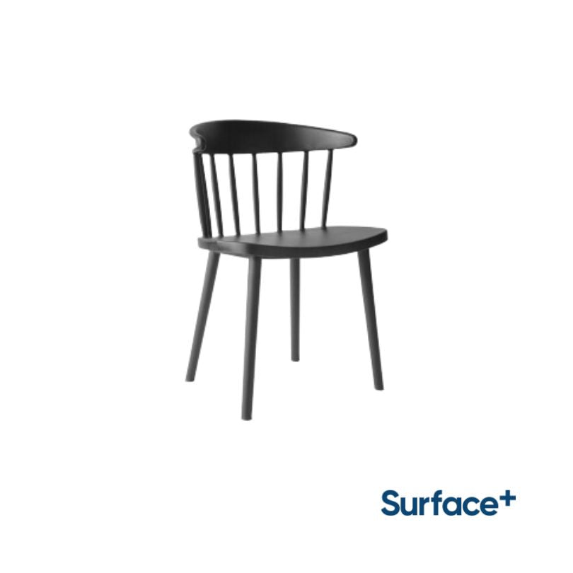 PERTH PP Chair with Metal Legs in Wood Finish